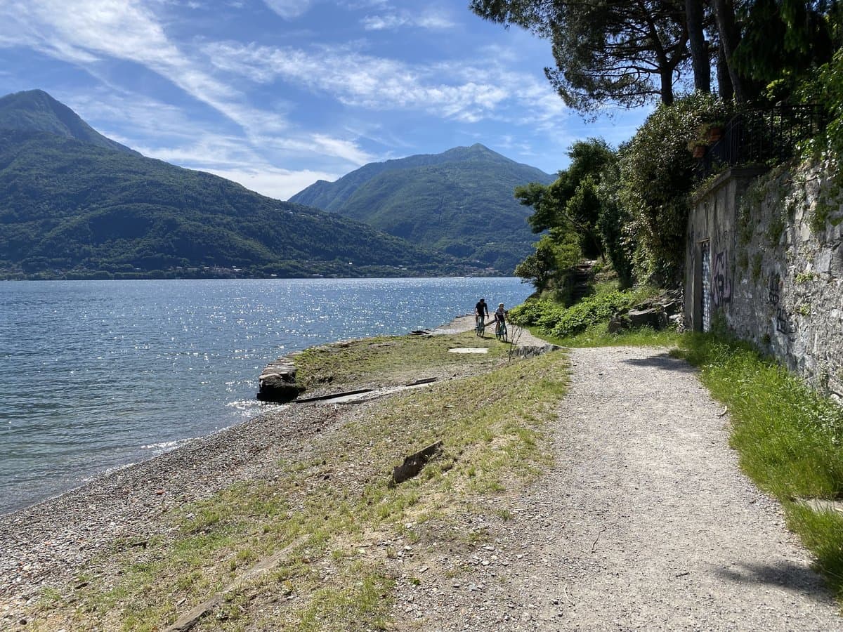 Lake Como North Face Gravel Bike Ride