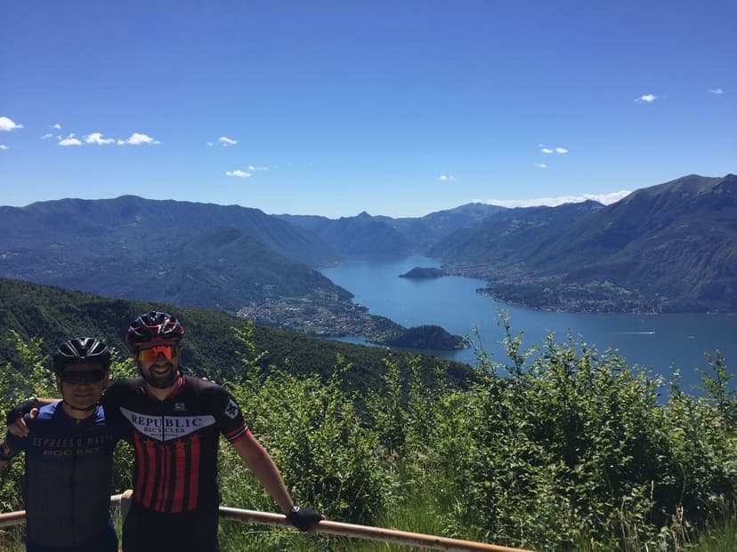 Into the Wild - view of lake como - Bike It! Bellagio