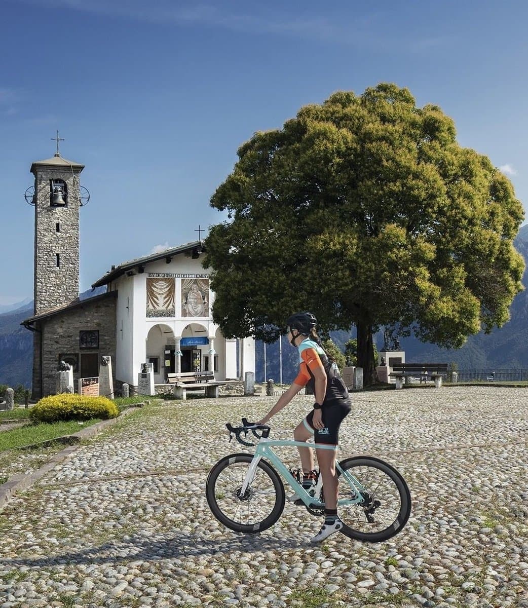 Madonna del Ghisallo Climb - view of lake como - Bike It! Bellagio