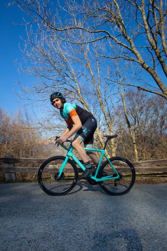Cyclist riding Bianchi Specialissima CV Disc - Federica Roselli Photography Cyclist riding Bianchi Specialissima CV Disc - Federica Roselli Photography
