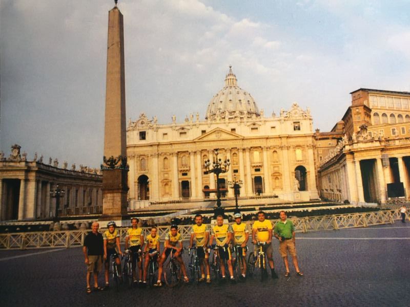 ciclisti vaticano roma